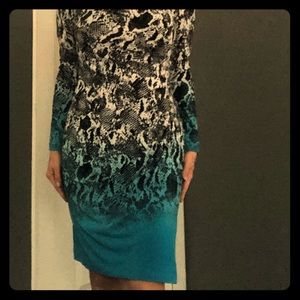 Calvin Klein fun animal print dress